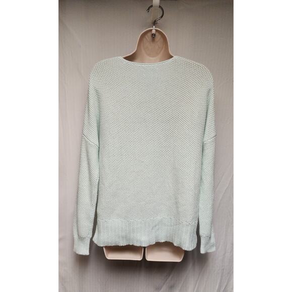 Lucky Brand V-Neck Long Sleeve Mint Green Knit Sweater Size XS - Picture 4 of 7